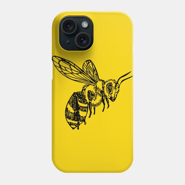 Bumble Bee Tee Phone Case by artfulfreddy