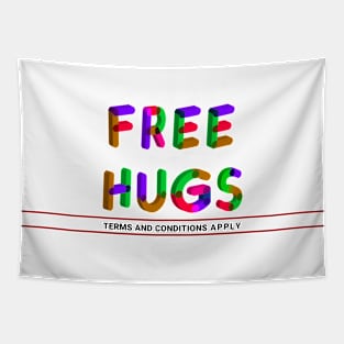 Free Hugs (color) Tapestry