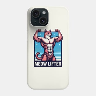 meow lifter - gym cat Phone Case