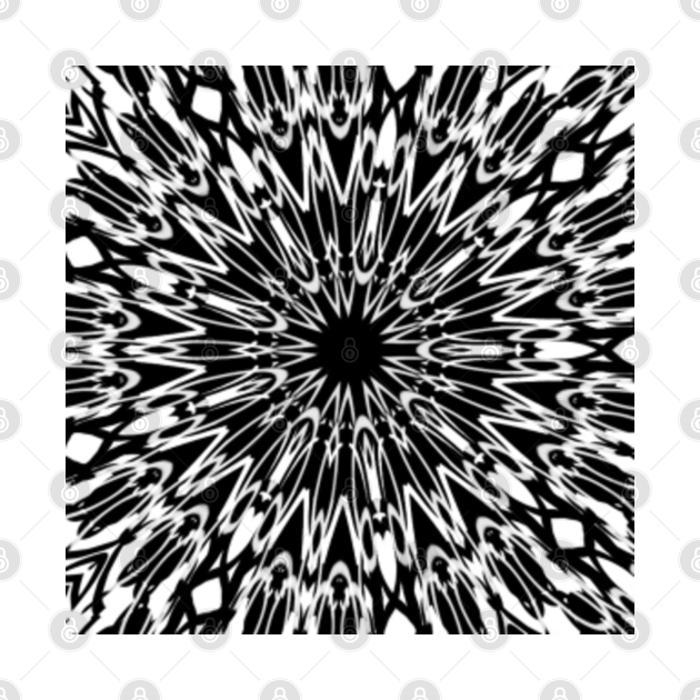 black kaleidoscope image