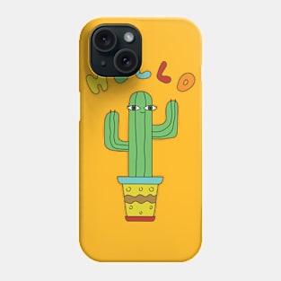 Hello cactus Phone Case