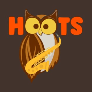 Hoots: Jazz and Wings T-Shirt