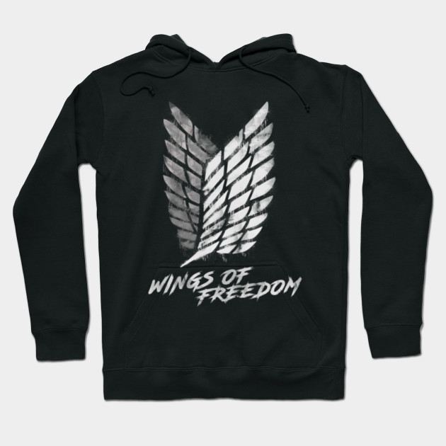 attack on titan wings of freedom hoodie