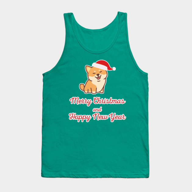 Merry Christmas And Happy New Year Shiba Inu Shirt Christmas Xmas Holiday Party Dog Lover Tshirt Gift Tee By Dezziart