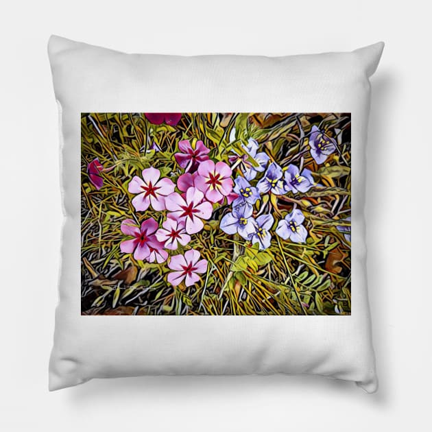 Spring Art 4 Pillow by davidbstudios