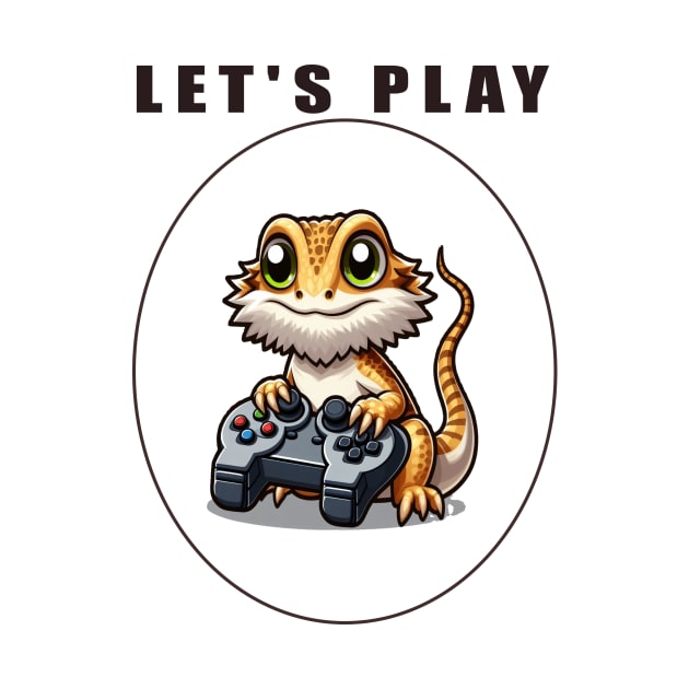 Bearded Dragon Dad Video Game by fantastic-designs