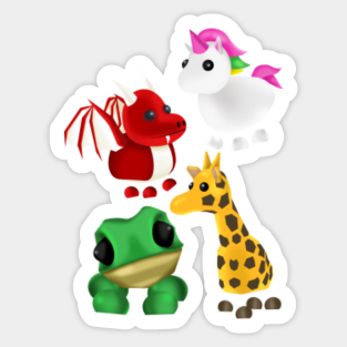 Adopt Me Roblox Stickers Teepublic Uk - roblox family photo decal