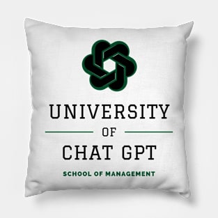 Chat gpt University Pillow