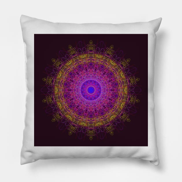 Fractal 18 Pillow by DarkAngel1200