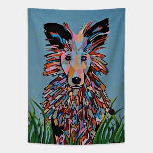 WIZ Dog Painting Tapestry