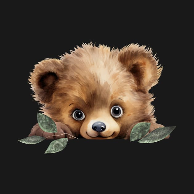 Cute Woodland Baby Teddy Bear . by Alienated