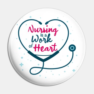 Nursing is a work of heart , nurse international day Pin