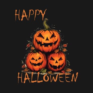 Happy Halloween pumpkins T-Shirt