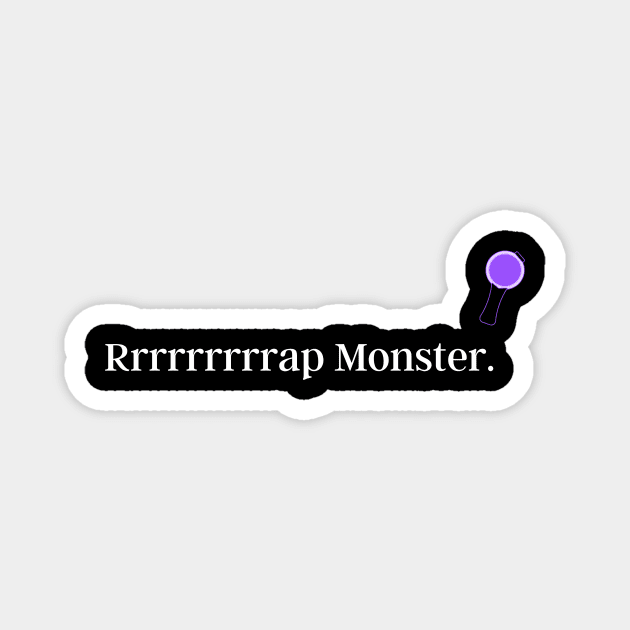 Rrrrrrrrrap Monster. Bts namjoon design. Magnet by huyammina