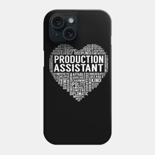 Production Assistant Heart Phone Case