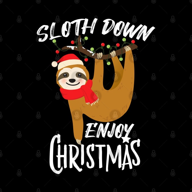 Sloth down enjoy christmas by medrik