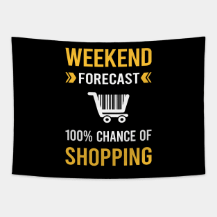 Weekend Forecast Shopping Shopper Tapestry