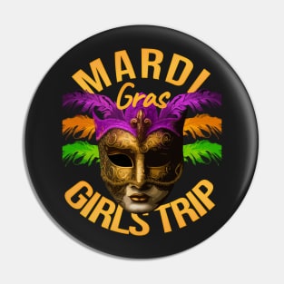 Mardi Gras Girls Trip Pin