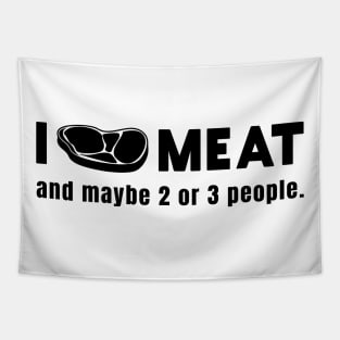 I Love Meat | Meat & BBQ Lover Tapestry