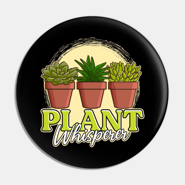 Funny Plant Whisperer Gardening Pun Pin by theperfectpresents