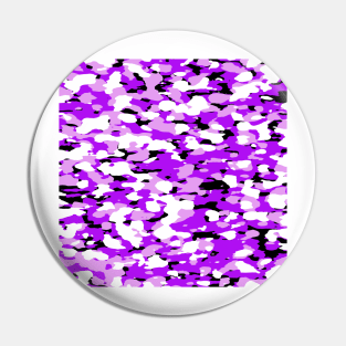 Purple Camouflage Pin