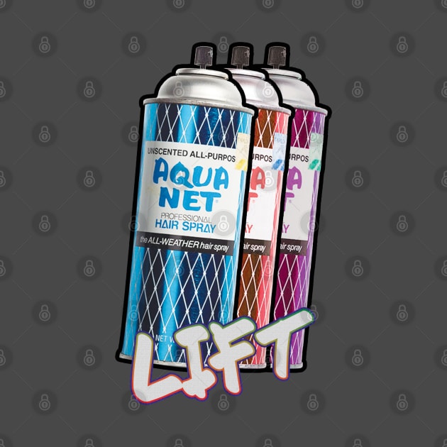 Do You Even Lift? Aqua Net by namelessshape