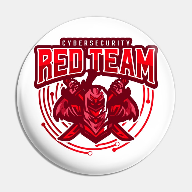 Cybersecurity Ninja Circtuits Red Team Gamification Badge Pin by FSEstyle