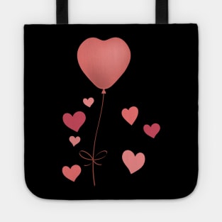 Cute Heart Balloon Tote