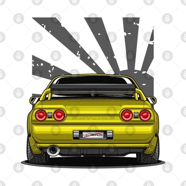 Monster Skyline GT-R R32 (Yellow Glossy) by Jiooji Project