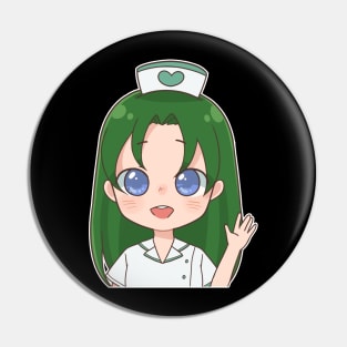 Hi! Nurse Mori Anime Character Pin