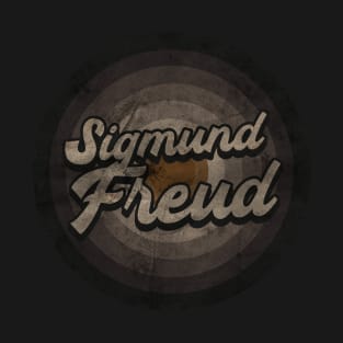 RETRO BLACK WHITE - Sigmund Freud T-Shirt