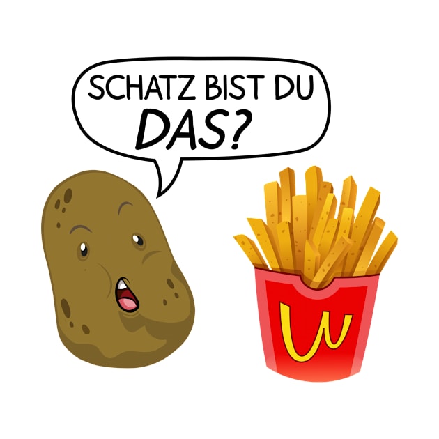 Schatz bist du das? Kartoffel und Pommes Tüte by SinBle