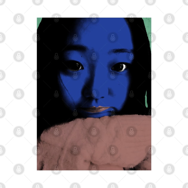 BEAUTIFUL FUNNY ASIAN GIRL POP ART COLOR by NYWA-ART-PROJECT