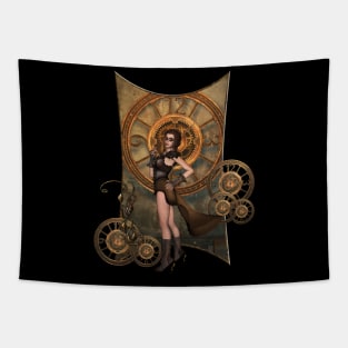 Steampunk women Tapestry