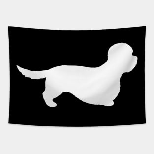 Dandie Dinmont Terrier Silhouette Tapestry