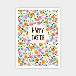 HAPPY EASTER DAISIES Magnet