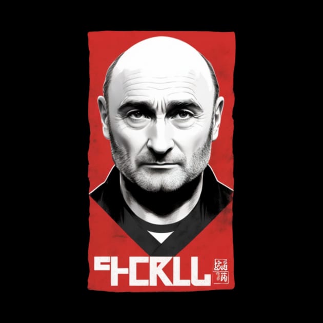 phil collins // vektor art design v9 by girls store