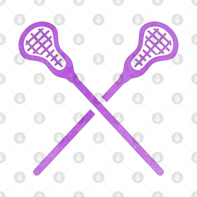 Lacrosse Stick Purple by hcohen2000