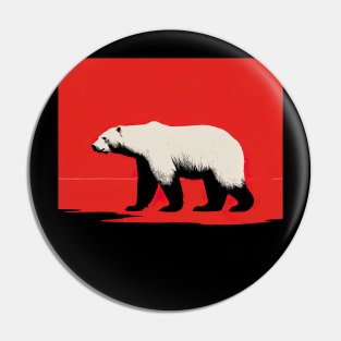 Polar bear Pin