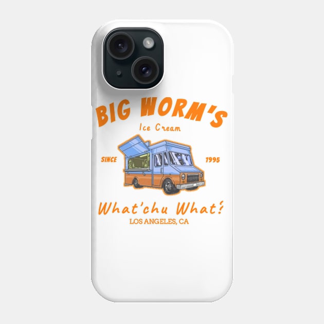 Big worm ice cream los angeles CA Phone Case by Gilangdiska