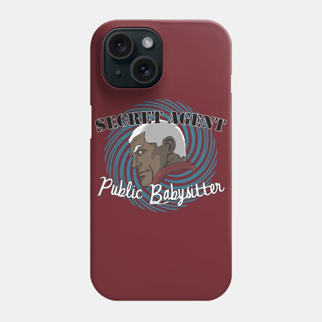 Secret Agent / Public Babysitter Phone Case by Doc Multiverse Designs