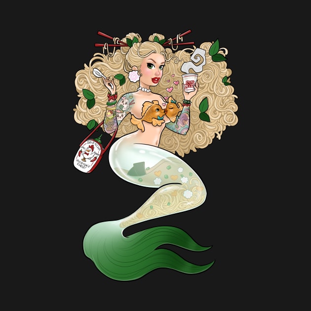 Ramen Mermaid by Becca Whitaker