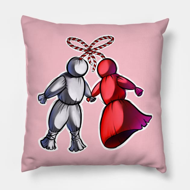 Together forever Pillow by Dorian Bakalov