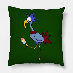 Ice Cream Bird Pillow