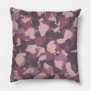 Purple Camouflage Pattern Pillow