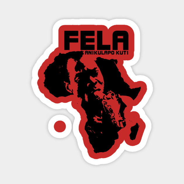 FELA AFRICA DESIGN Magnet by IMPAKTSTUDIO