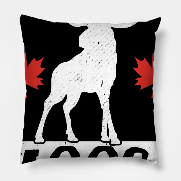 Canada pride Useh flag rocky mountains Pillow by Caskara