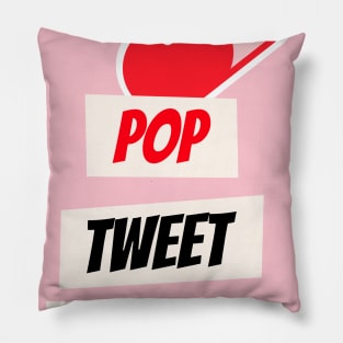 Pop and Tweet Pillow