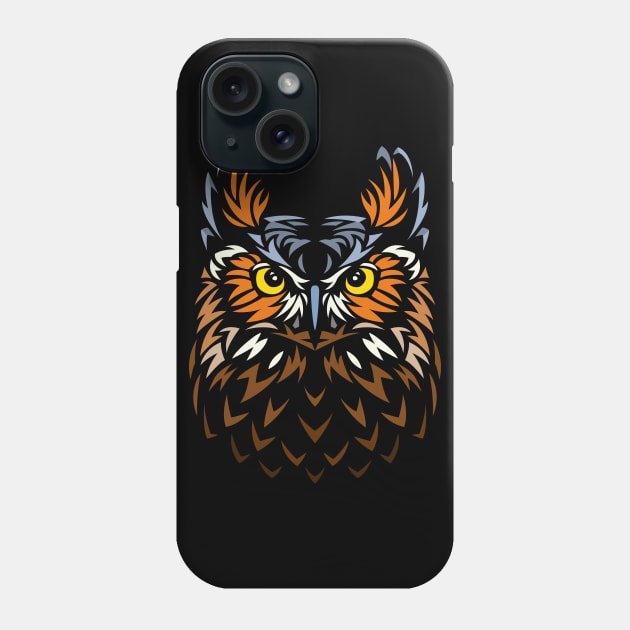 Tribal Owl Phone Case by albertocubatas