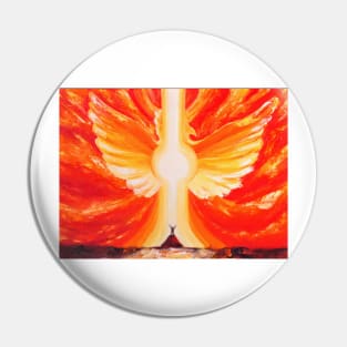 Phoenix painting Pin